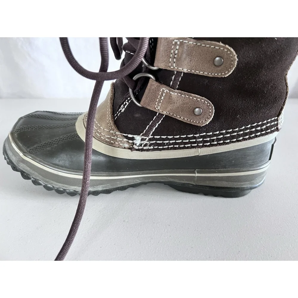 Sorel Boots Womens‎ Sz 6 Brown Joan of Arctic Waterproof Winter Snow